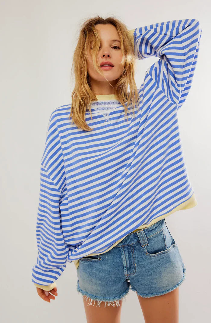 ZEMIRA™ | STRIPED OVERSIZE SWEATER