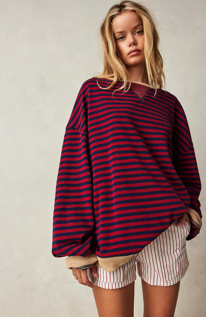 ZEMIRA™ | STRIPED OVERSIZE SWEATER