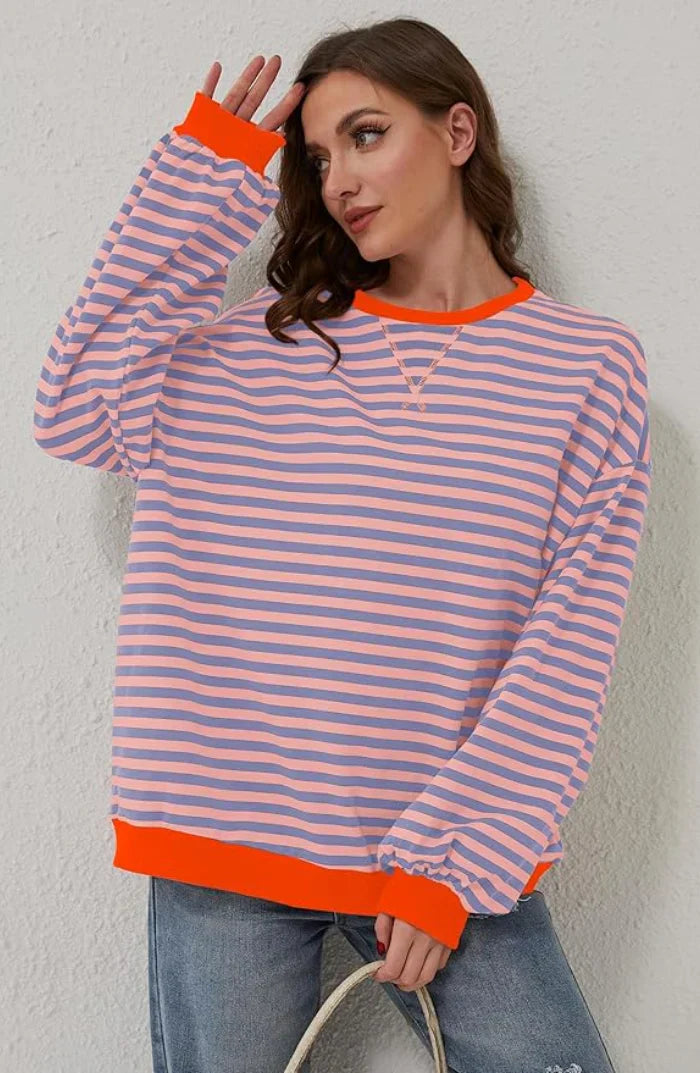 ZEMIRA™ | STRIPED OVERSIZE SWEATER