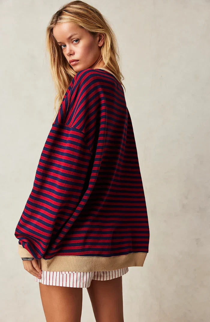 ZEMIRA™ | STRIPED OVERSIZE SWEATER