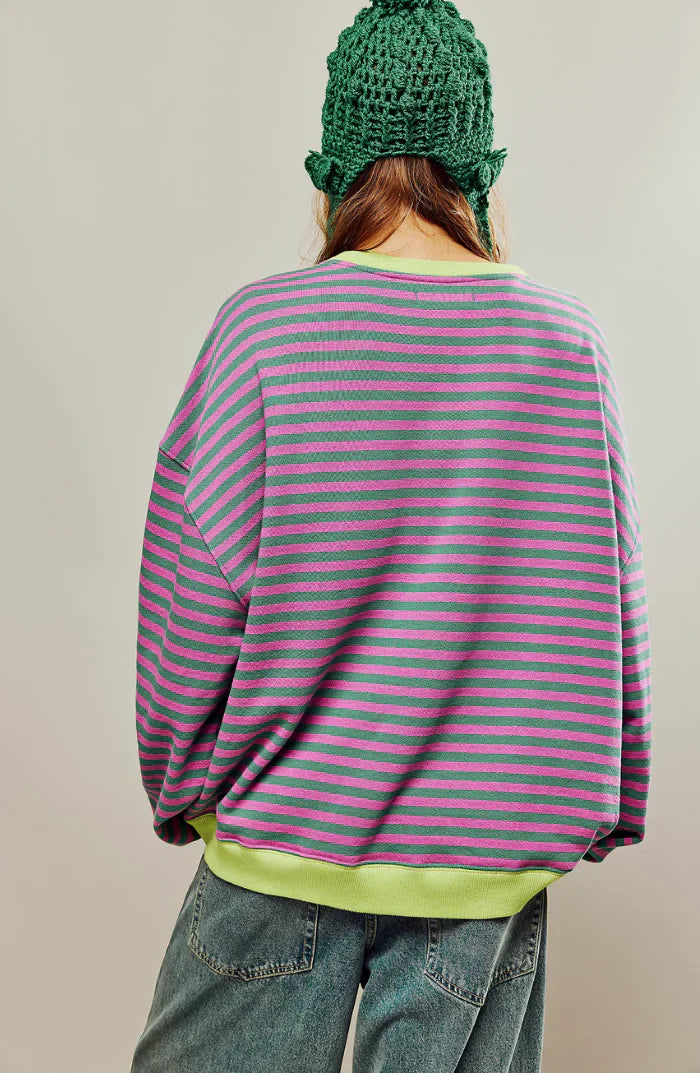 ZEMIRA™ | STRIPED OVERSIZE SWEATER