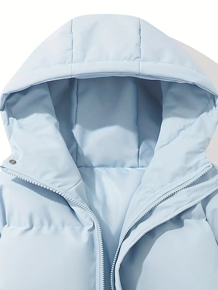 Lucia | Puffer-style lined hooded jacket