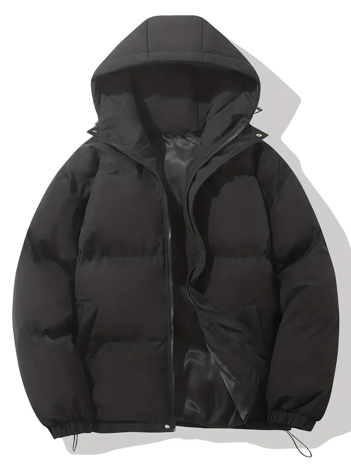 Lucia | Puffer-style lined hooded jacket