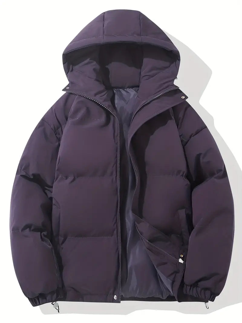 Lucia | Puffer-style lined hooded jacket