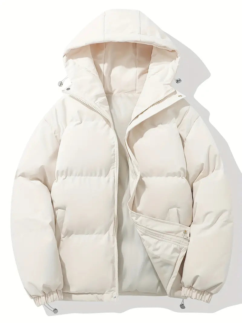 Lucia | Puffer-style lined hooded jacket