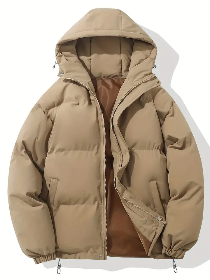 Lucia | Puffer-style lined hooded jacket