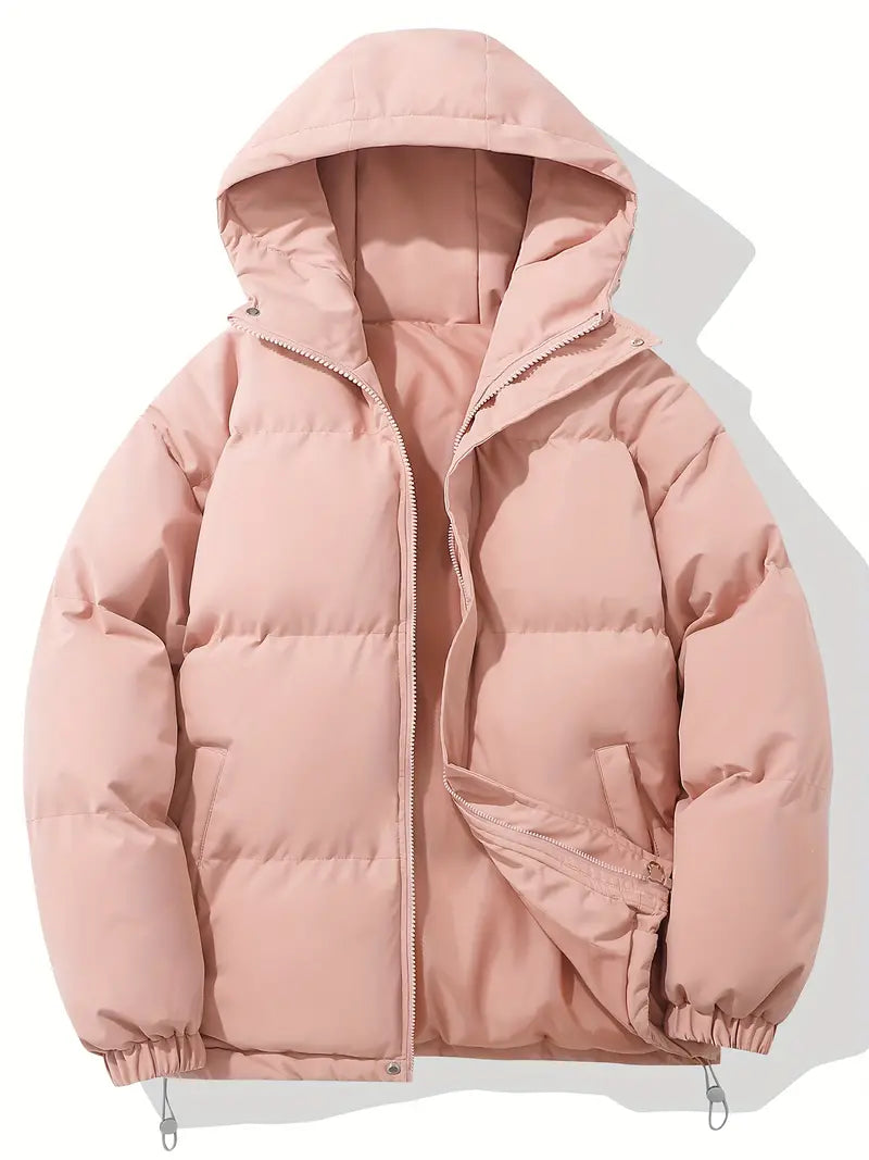 Lucia | Puffer-style lined hooded jacket