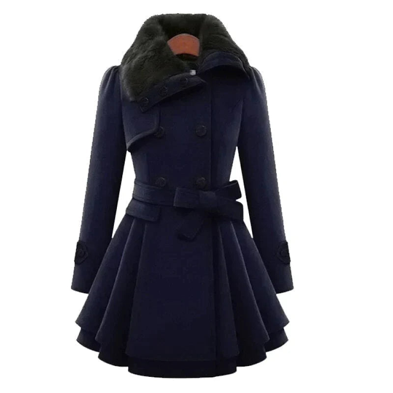 Clara | Fashionable Peacock Coat