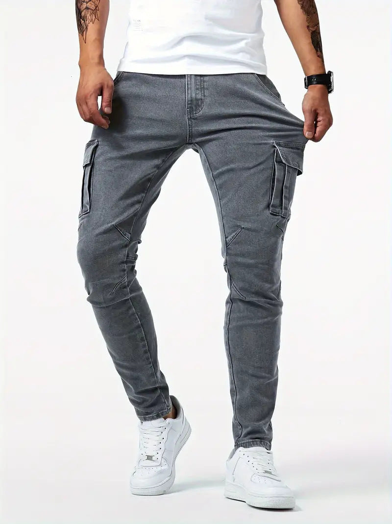 Niklas™ | Casual cargo denim