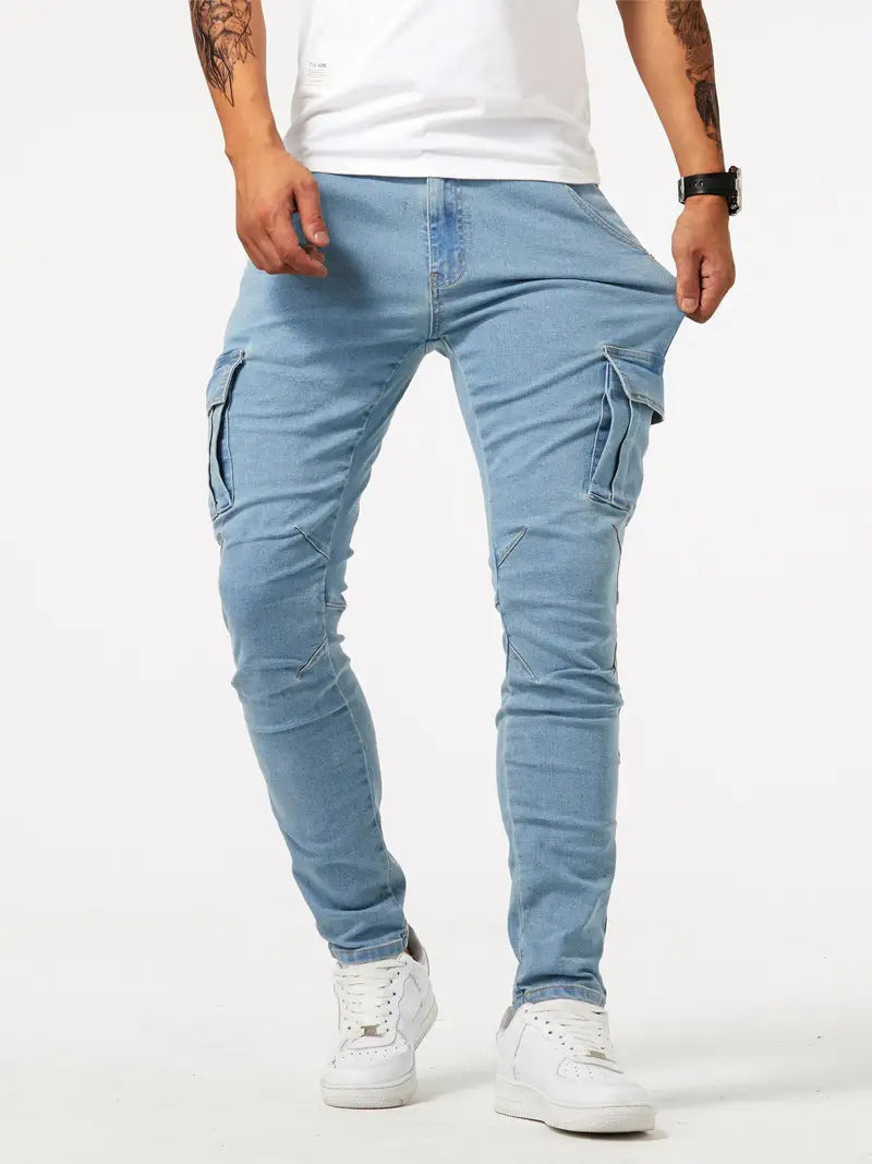 Niklas™ | Casual cargo denim