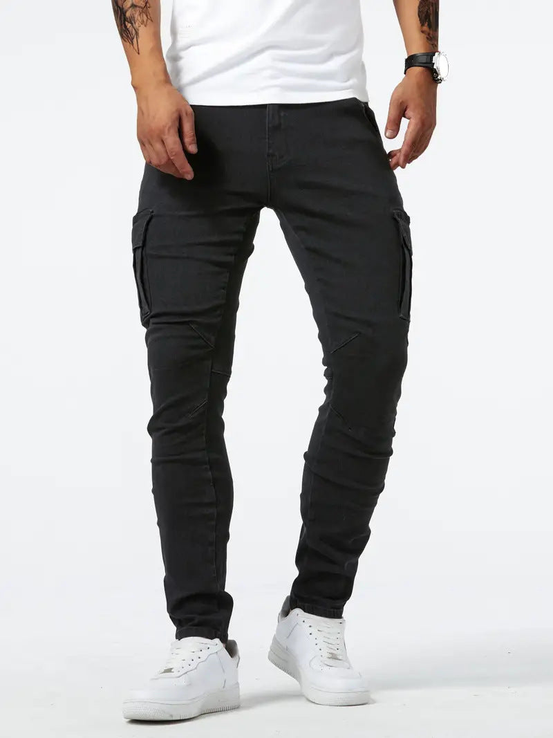 Niklas™ | Casual cargo denim