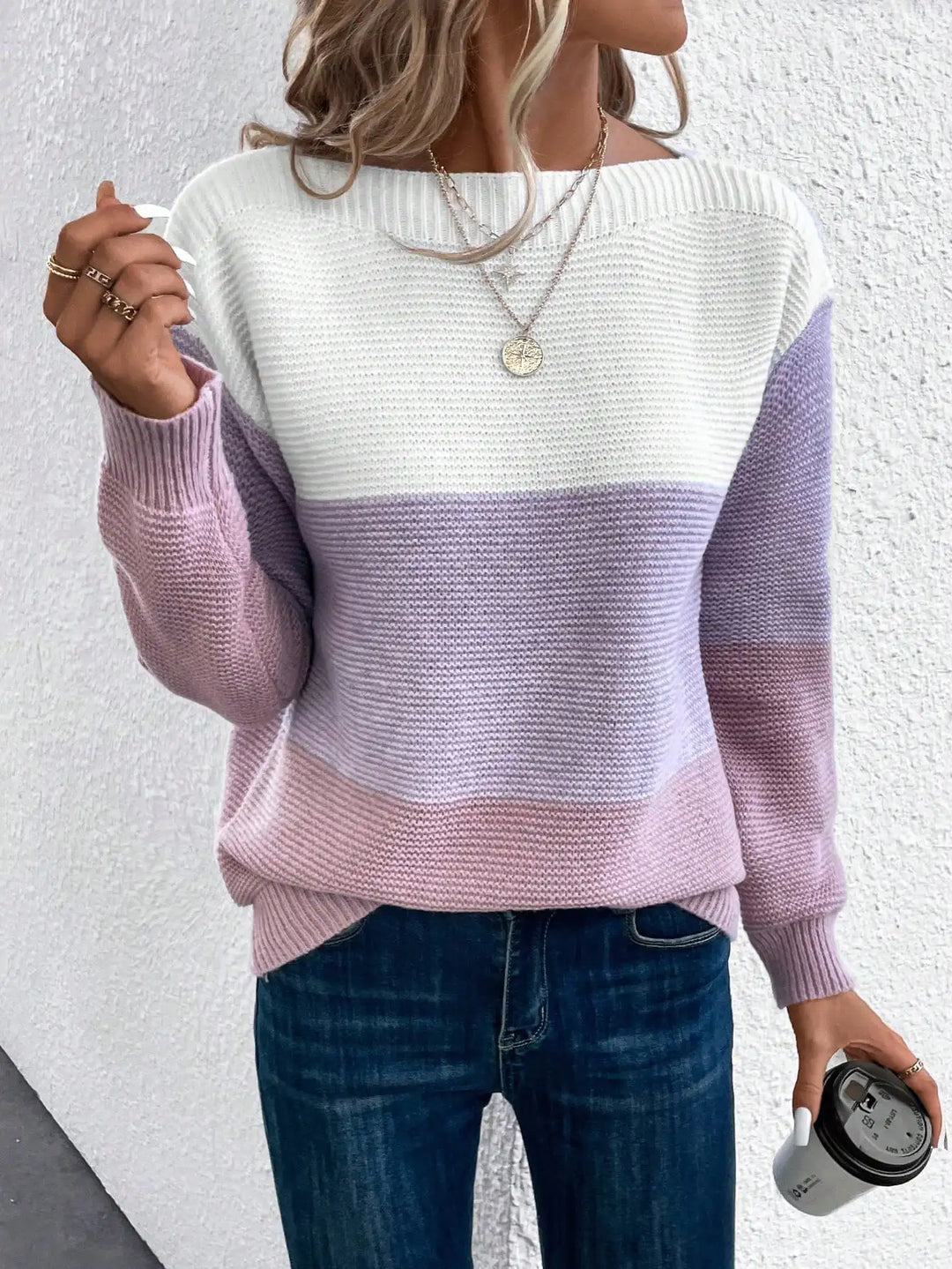 NOVA™ | COLOR GRADIENT CRAFTED SWEATER