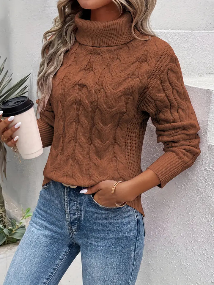 Aurélie™ | Cable-knit cozy sweater