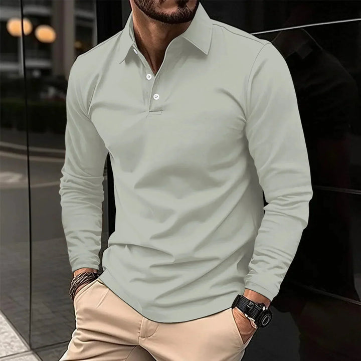 Maximilian™ | Comfortable long-sleeved polo